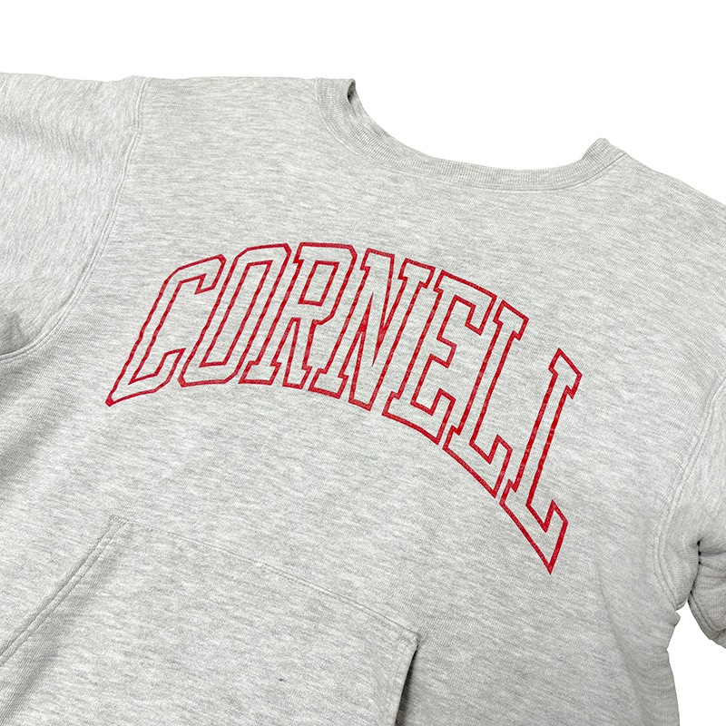 80s��Champion �����ԥ���DOUBLE FACE REVERSE WEAVE CREW NECK SWEAT SHIRTS ���֥�ե����� ��С����������� ���롼�ͥå� �������å� ����ġ�col:GRAY��size:MEDIUM��CORNELL��ء��ȥꥳ������Made in U.S.A.����VINTAGE ������ơ����ۡ���šۡ�Ź�޻����Բġ�