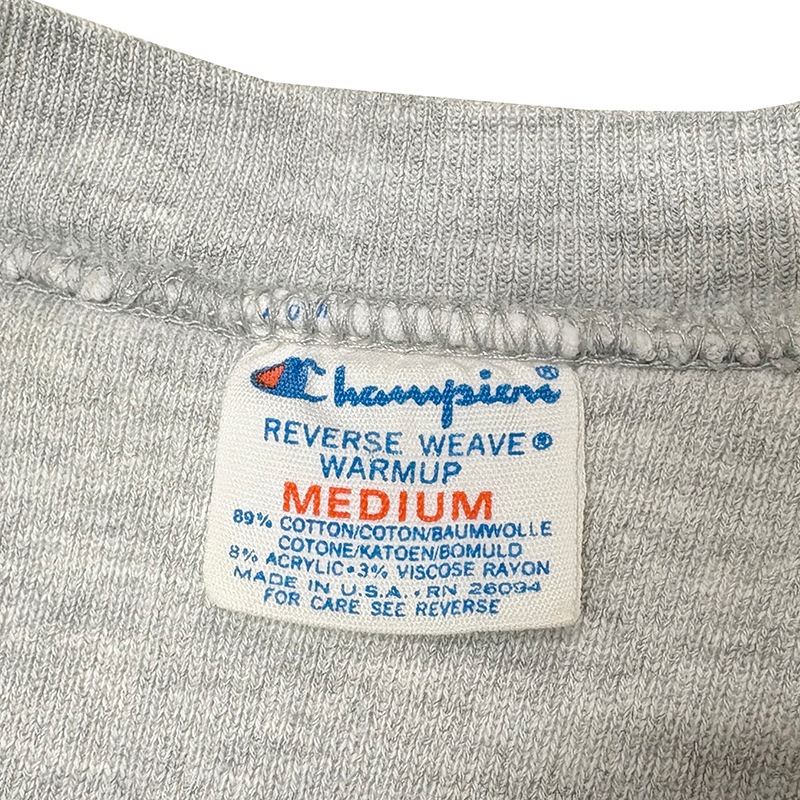 80s��Champion �����ԥ���DOUBLE FACE REVERSE WEAVE CREW NECK SWEAT SHIRTS ���֥�ե����� ��С����������� ���롼�ͥå� �������å� ����ġ�col:GRAY��size:MEDIUM��CORNELL��ء��ȥꥳ������Made in U.S.A.����VINTAGE ������ơ����ۡ���šۡ�Ź�޻����Բġ�
