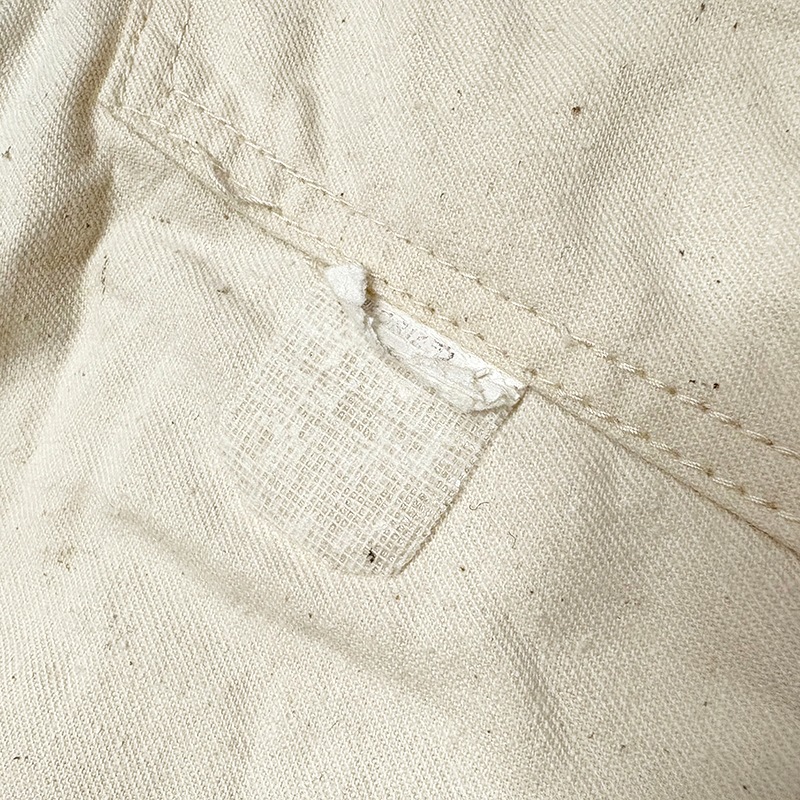 ��DEAD STOCK�� 70-80s��QUAKER CITY PANTS and OVERALLS ���������� ���ƥ� �ѥ�� ����� �����С������륺��PAINTER PANTS �ڥ��󥿡��ѥ�ġ�col:WHITE��size:ɽ���ʤ�(42����)���٥����������ס�Sanforized�ù� �ڥǥåɥ��ȥå��ۡ���šۡ�Ź�޻����Բġ�