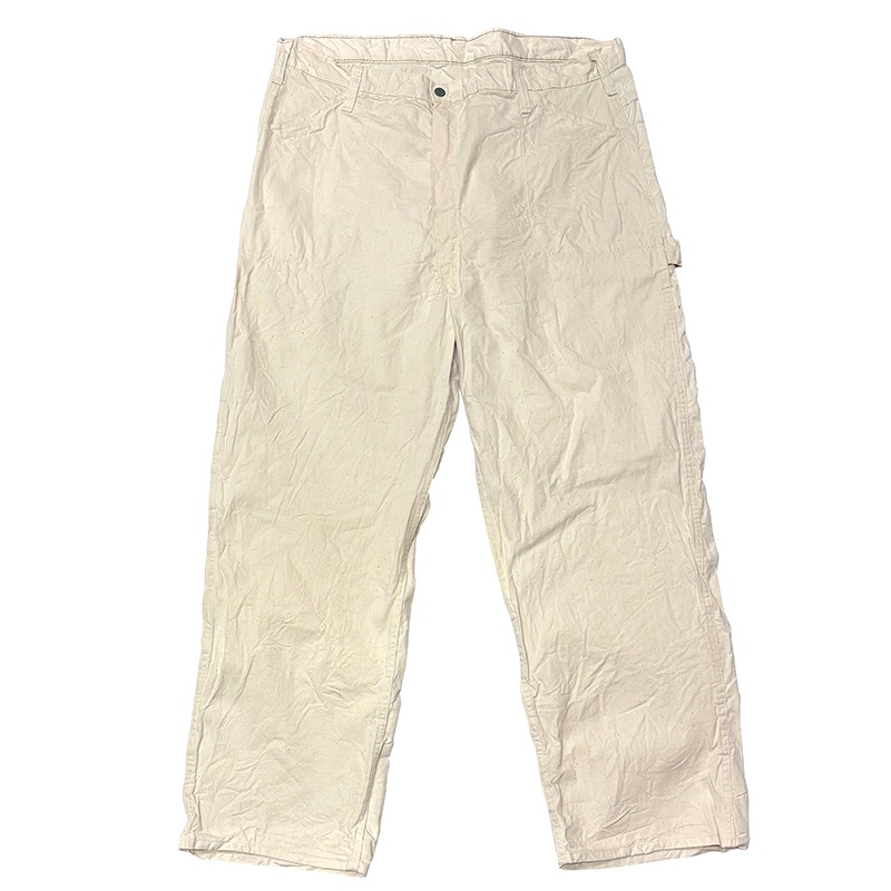 ��DEAD STOCK�� 70-80s��QUAKER CITY PANTS and OVERALLS ���������� ���ƥ� �ѥ�� ����� �����С������륺��PAINTER PANTS �ڥ��󥿡��ѥ�ġ�col:WHITE��size:ɽ���ʤ�(42����)���٥����������ס�Sanforized�ù� �ڥǥåɥ��ȥå��ۡ���šۡ�Ź�޻����Բġ�