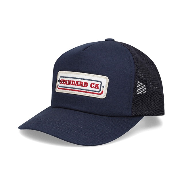 STANDARD CALIFORNIA ����������ɥ���ե���˥� SD Logo Patch Mesh Cap�������ѥå���å��奭��åס�3����Black/Navy/Red��