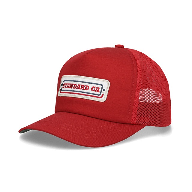 STANDARD CALIFORNIA ����������ɥ���ե���˥� SD Logo Patch Mesh Cap�������ѥå���å��奭��åס�3����Black/Navy/Red��
