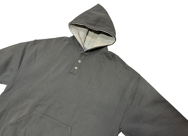 ��SALE 30%OFF�� 90s��RUSSELL ATHLETIC ��å��� ��������å���HALF SNAP PULL PARKA �ϡ��� ���ʥå� �ץ�ѡ�������col:CHARCOAL GRAY��size:XXL��̵�ϡ�Made in USA������ꥫ����BIG SIZE ��VINTAGE ������ơ����ۡ���šۡ�Ź�޻����Բġ�