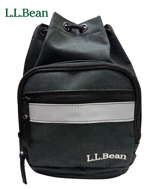 L.L.Bean ���륨��ӡ���Vinylon/Cotton Drawstring Pouch �ӥ˥���/���åȥ󡦥ɥ������ȥ�󥰡��ݡ�����COAL(BLACK)