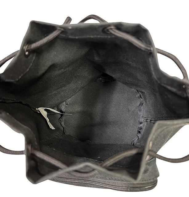 L.L.Bean ���륨��ӡ���Vinylon/Cotton Drawstring Pouch �ӥ˥���/���åȥ󡦥ɥ������ȥ�󥰡��ݡ�����COAL(BLACK)