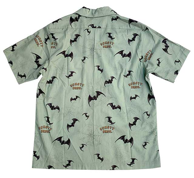��SALE 50%OFF��SCHOTT ����åȡ�HAWAIIAN SHIRT BAT & SPIDERWEB �ϥ磻���� ����� �Хåȡ����ѥ����������֡��ϥ磻���󥷥�ġ������ϥ���ġ�2��(SAGE/WHITE)