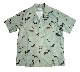 ��SALE 50%OFF��SCHOTT ����åȡ�HAWAIIAN SHIRT BAT & SPIDERWEB �ϥ磻���� ����� �Хåȡ����ѥ����������֡��ϥ磻���󥷥�ġ������ϥ���ġ�2��(SAGE/WHITE)