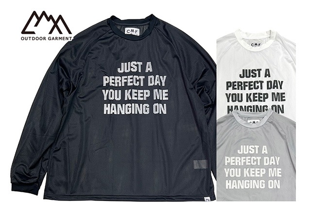 ��SALE 30%OFF��CMF OUTDOOR GARMENT ����ե� �����ȥɥ� �������ȡ�QUICK DRY MESH TEE L/S PT�������å��ɥ饤����å��塡T����ġ�����T 3����BLACK/WHITE/WOLF GRAY��