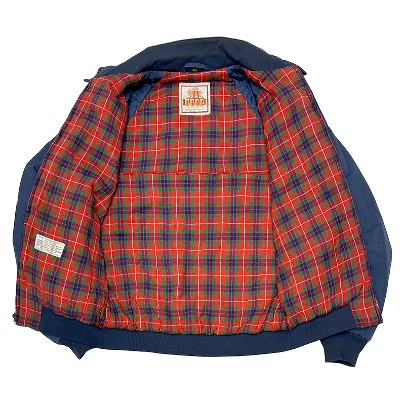 80s��BARACUTA �Х饯������G9 HARRINGTON JACKET �ϥ��ȥ󥸥㥱�åȡ�color.BLUE��size :40L���ե졼�����������󡡥���ƥ��󥰥饤�ʡ��������󥰥ȥåס���OLD ������ɡۡ���š�