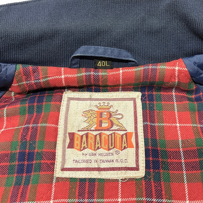 80s��BARACUTA �Х饯������G9 HARRINGTON JACKET �ϥ��ȥ󥸥㥱�åȡ�color.BLUE��size :40L���ե졼�����������󡡥���ƥ��󥰥饤�ʡ��������󥰥ȥåס���OLD ������ɡۡ���š�