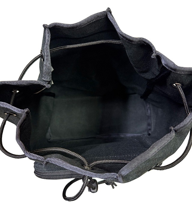 L.L.Bean ���륨��ӡ���Vinylon/Cotton Drawstring Bag �ӥ˥���/���åȥ󡦥ɥ������ȥ�󥰡��Хå���COAL(BLACK)