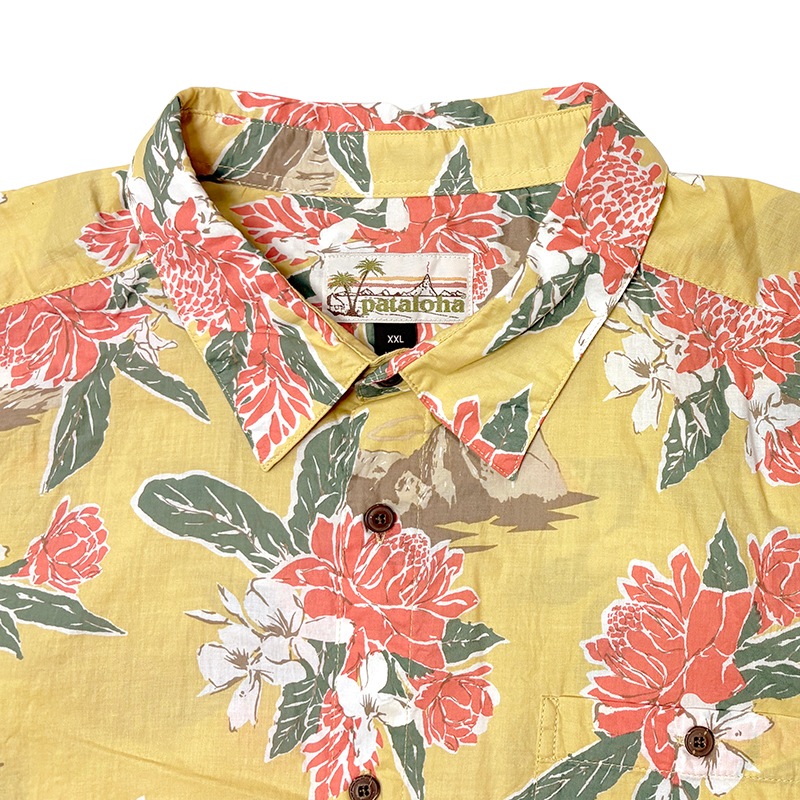 pataloha ѥϡS/S SHIRTS 硼ȥ꡼ ġcol.YELLOWsize:XXLåȥǺࡡpatagoniaUSED 桼ɡۡšۡŹ޻Բġ