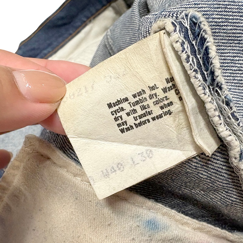��SALE 20%OFF��80s��Levi's �꡼�Х�����505��col.INDIGO��size.W40/L30ɽ�����������󥹥ƥå���Made in U.S.A. ��VINTAGE ������ơ����ۡ���š�