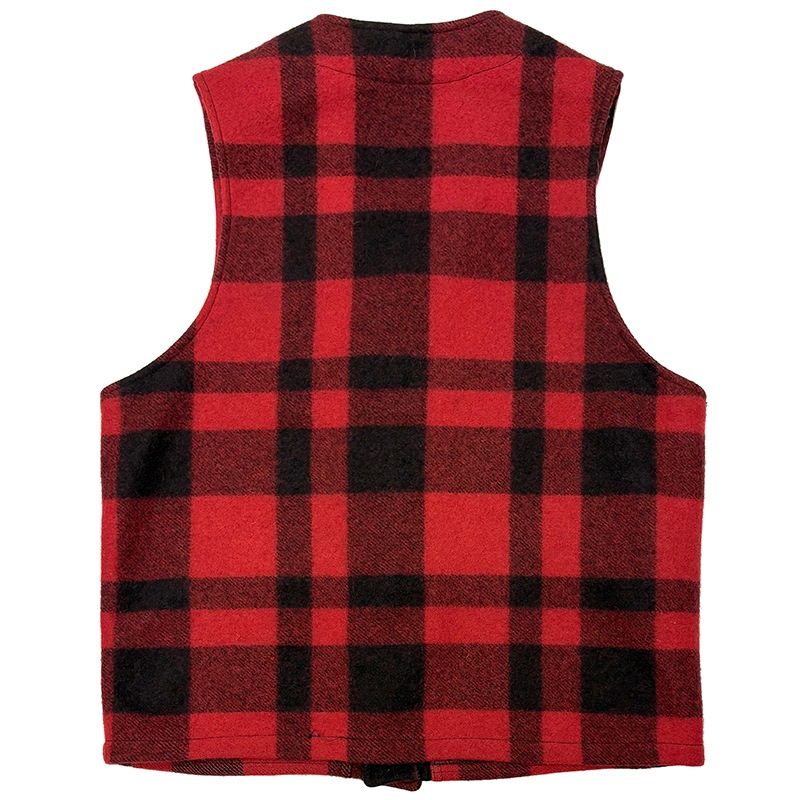 FILSON �ե��륽��MACKINAW WOOL VEST �ޥå��Ρ� ������ �٥��ȡ�col:RED��size:ɽ���ʤ�(M����)��100�� VIRGIN WOOL����USED �桼���ɡۡ���š�