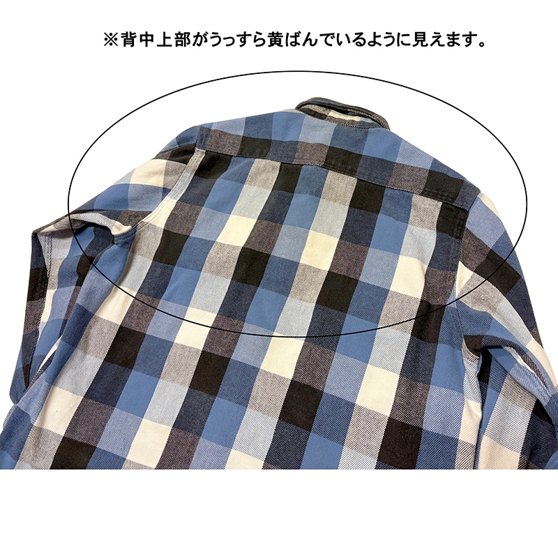 90s��FIVE BROTHER �ե����֥֥饶����L/S Flannel Shirt ���󥰥��꡼�� �ե��ͥ� ����ġ��֥��å������å�����col:BLUE��BLACK��size:XL ��VINTAGE ������ơ����ۡ���šۡ�Ź�޻����Բġ�
