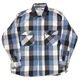 90s��FIVE BROTHER �ե����֥֥饶����L/S Flannel Shirt ���󥰥��꡼�� �ե��ͥ� ����ġ��֥��å������å�����col:BLUE��BLACK��size:XL ��VINTAGE ������ơ����ۡ���šۡ�Ź�޻����Բġ�