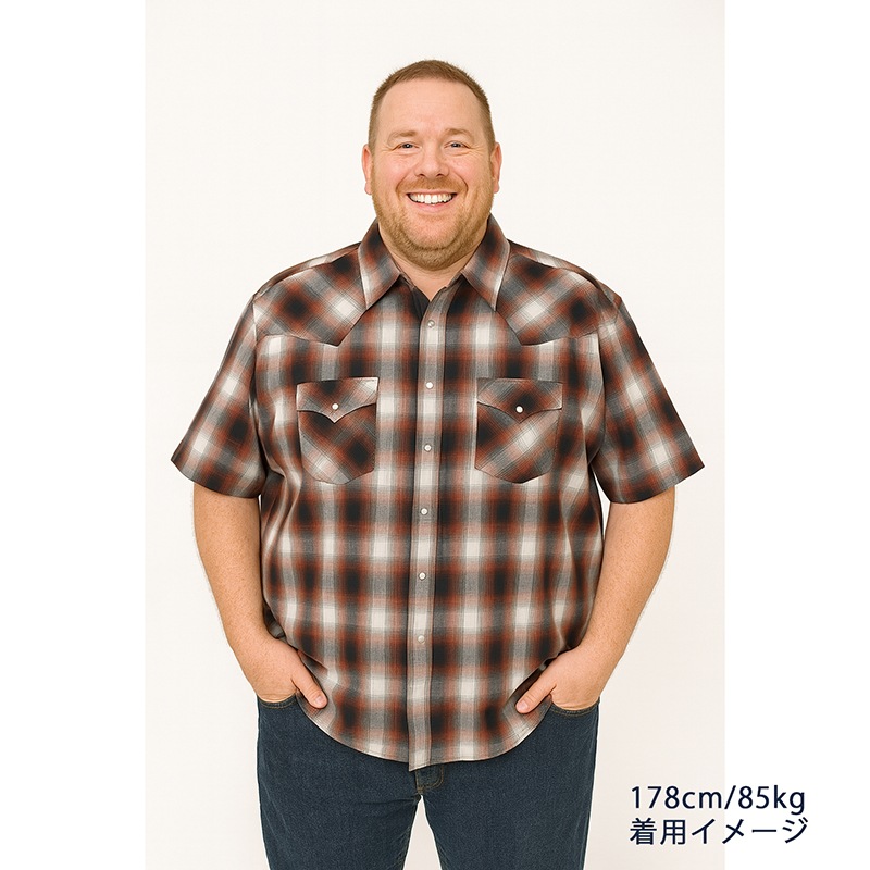 PLAINS ץ쥤󥺡WESTERN S/S SHIRTS  硼ȥ꡼ ġcol.REDsize:2XUSED 桼ɡۡšۡŹ޻Բġ