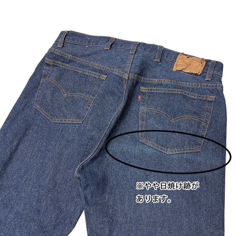 ��SALE 20%OFF��1987ǯ����Levi's �꡼�Х�����501��col.INDIGO��size.W42/L33ɽ����Made in U.S.A. ��VINTAGE ������ơ����ۡ���š�