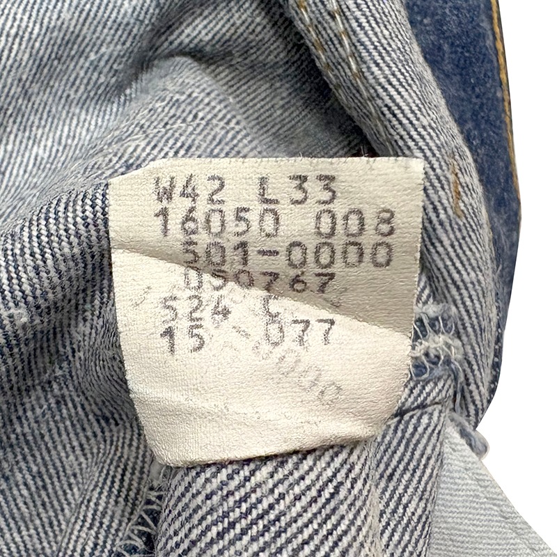 ��SALE 20%OFF��1987ǯ����Levi's �꡼�Х�����501��col.INDIGO��size.W42/L33ɽ����Made in U.S.A. ��VINTAGE ������ơ����ۡ���š�