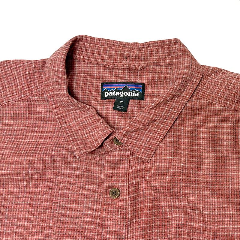 patagonia �ѥ����˥���S/S SHIRTS ���硼�ȥ��꡼�� ����ġ�col.RED��size:XL�������Ǻࡡ��USED �桼���ɡۡ���šۡ�Ź�޻����Բġ�