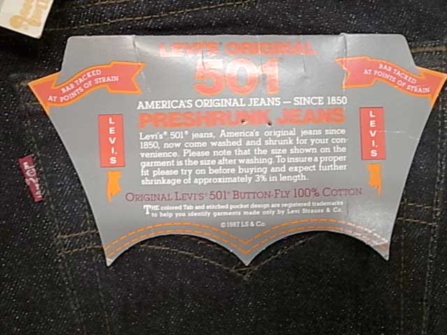 DEAD STOCKLEVI'S ꡼Х 501 W31L30 MADE IN U.S.A.֥åǥ˥ ǥåɥȥåꥸʥ롡Vintage ơ