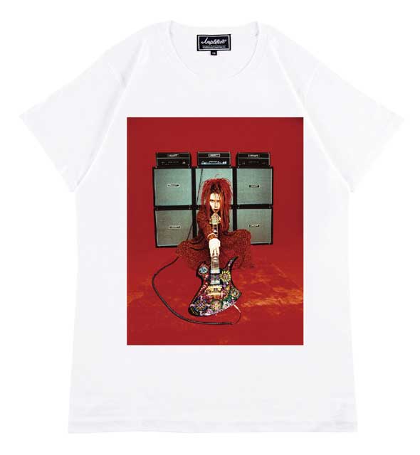 Amplifier������ץ�ե�������"hide" TEE design H��X Japan��Psychedelic Paisley����2����Black/White��