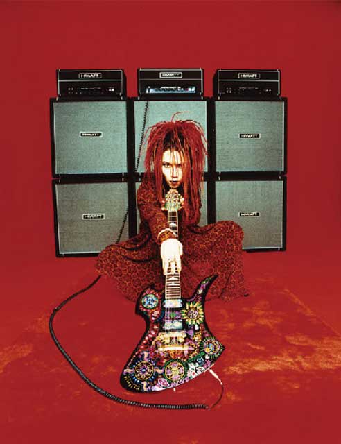 Amplifier������ץ�ե�������"hide" TEE design H��X Japan��Psychedelic Paisley����2����Black/White��