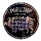 PORKCHOP GARAGE SUPPLY �ݡ�������å� ���졼�����ץ饤��HOLOGRAM CIRCLE STICKER���ۥ�����ࡡ�������롡���ƥå�����2����BLACK/RED��