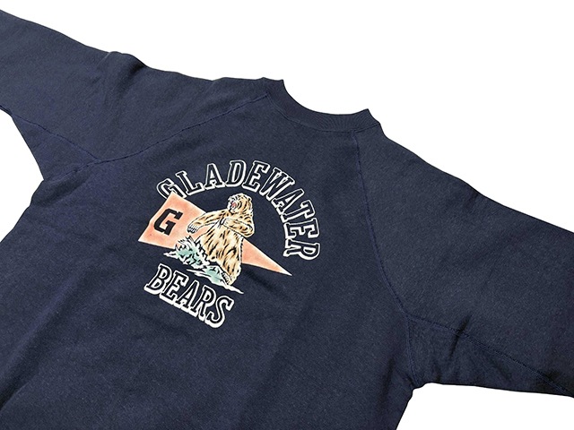 WAREHOUSE �������ϥ�����Lot 409 CREW NECK SWEAT -GLADE WATER-�����롼�ͥå� �������åȡ�BEARS ����2��(BLACK/NAVY)���ե��å����ץ��ȡ�MADE IN JAPAN
