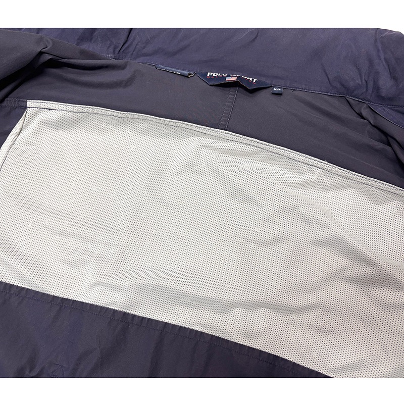 90s��POLO SPORT-RALPH LAUREN- �ݥ����ݡ��� ���ե������Field Jacket �ե�����ɥ��㥱�åȡ�col.NAVY��size:XXL ��VINTAGE �ӥ�ơ����ۡ���š�