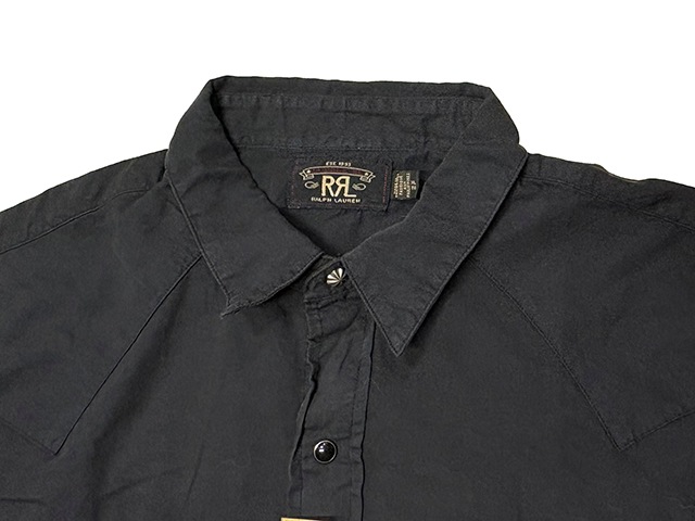 DOUBLE RL ���֥륢���륨�롡Heritage Western Shirts �إ�ơ��� ���������� ����ġ�col:BLACK��size:XL��RRL ��NEW�ۡ���šۡ�Ź�޻����Բġ�