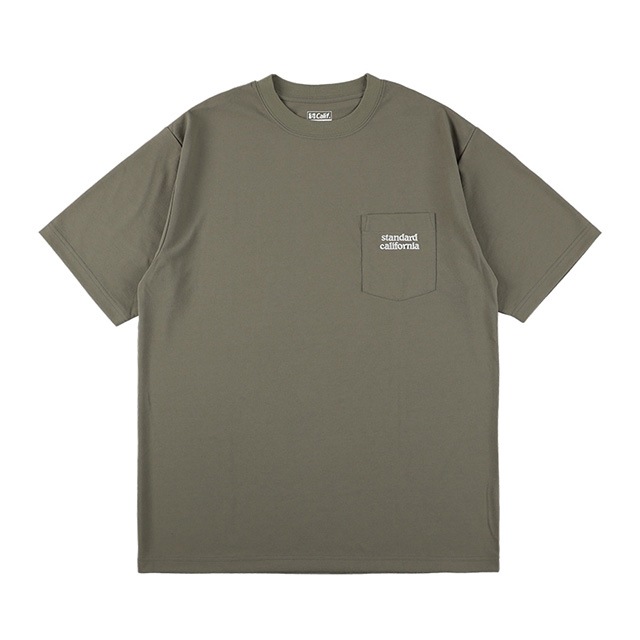 STANDARD CALIFORNIA ����������ɥ���ե���˥���SD Tech Dry Active Logo Pocket T���ɥ饤�����ƥ��� ���� �ݥ��å� T����ġ�Ⱦµ��3����BLACK/WHITE/OLIVE��2025