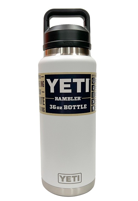 YETI �����ƥ���RAMBLER 36oz BOTTLE CHUG  ���֥顼 �ܥȥ� ���㥰 ��4����BLACK/STAINLESS STEEL/NAVY/WHITE�ˡ�1L���������ޥ�������֥顼�����ƥ�쥹 �ݲ�����