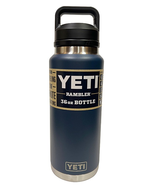 YETI �����ƥ���RAMBLER 36oz BOTTLE CHUG  ���֥顼 �ܥȥ� ���㥰 ��4����BLACK/STAINLESS STEEL/NAVY/WHITE�ˡ�1L���������ޥ�������֥顼�����ƥ�쥹 �ݲ�����