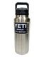 YETI �����ƥ���RAMBLER 36oz BOTTLE CHUG  ���֥顼 �ܥȥ� ���㥰 ��4����BLACK/STAINLESS STEEL/NAVY/WHITE�ˡ�1L���������ޥ�������֥顼�����ƥ�쥹 �ݲ�����