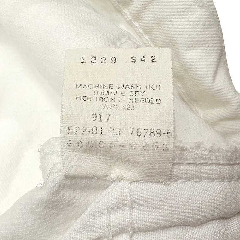 90s��Levi's �꡼�Х�����505��col.WHITE��size.W38/L32ɽ��������󥸥��֡���������R��Made in U.S.A. ��VINTAGE ������ơ����ۡ���š�