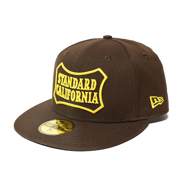 NEW ERA �� Standard California��SD 59FIFTY Logo Cap �˥塼����ߥ������ꡡ����� ����å� ˹�ҡ�2����NAVY/BROWN��