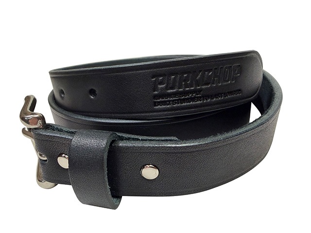 PORKCHOP GARAGE SUPPLY �ݡ�������åץ��졼�����ץ饤 LEATHER BELT 01���쥶���٥�ȡ�2����BLACK/CAMEL��