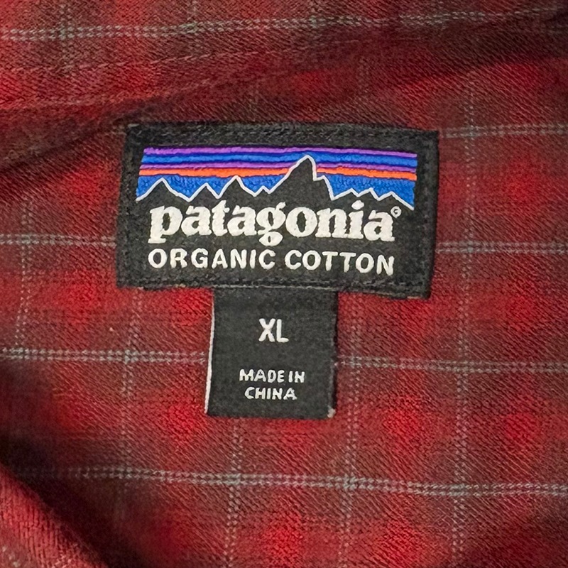 patagonia �ѥ����˥���L/S Flannel Shirt ���󥰥��꡼�� �ե��ͥ� ����ġ�col.RED��size:XL���������˥å����åȥ��Ǻࡡ����ͥ롡��USED �桼���ɡۡ���šۡ�Ź�޻����Բġ�