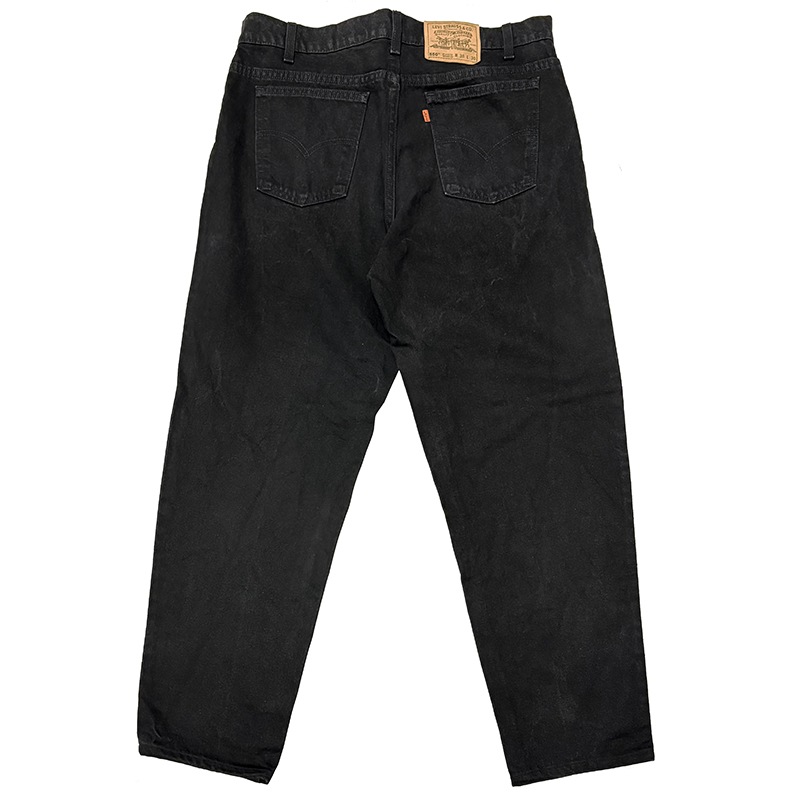 ��SALE 20%OFF��90s��Levi's �꡼�Х�����550��col.������BLACK��size.W38/L30ɽ����Made in U.S.A.���֥�å��ǥ˥�ѥ�ġ���VINTAGE ������ơ����ۡ���š�