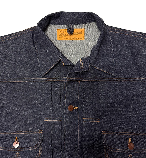 �ڤ�1����1���Τߡ�WAREHOUSE �������ϥ�����Lot.2008��1947model MJ Pre-Rodeo Jacket��1947ǯ��ǥ� MJ �ץ� ���ǥ� ���㥱�åȡ�NON WASH �Υ󥦥��å��塡�ꥸ�åȡ�̤����