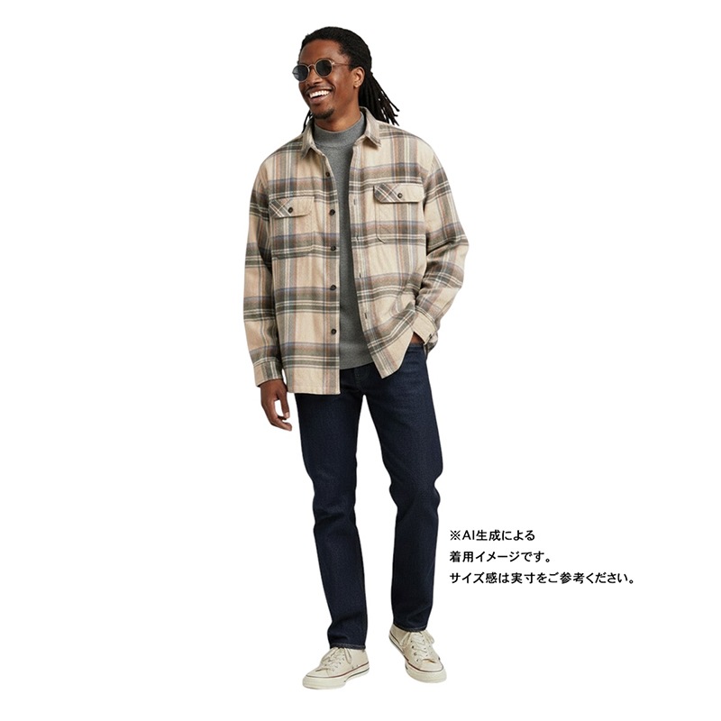 patagonia �ѥ����˥���L/S Flannel Shirt ���󥰥��꡼�� �ե��ͥ� ����ġ�col.NATURAL��size:XL���������˥å����åȥ��Ǻࡡ��USED �桼���ɡۡ���šۡ�Ź�޻����Բġ�