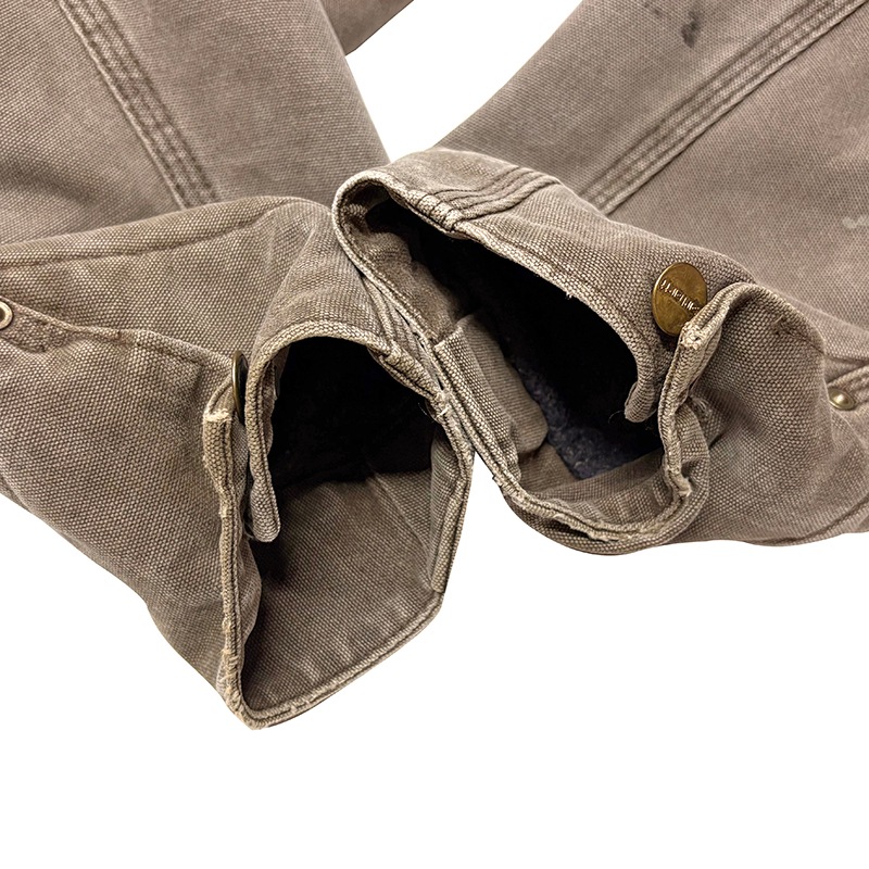90s��Carhartt �����ϡ��ȡ�Michigan Chore Coat �ߥ�������祢�����ȡ�col:Chesnut��size:X-LARGE���֥�󥱥åȥ饤�ʡ���Made in U.S.A.����VINTAGE �ӥ�ơ����ۡ���š�