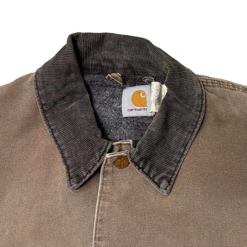 90s��Carhartt �����ϡ��ȡ�Michigan Chore Coat �ߥ�������祢�����ȡ�col:Chesnut��size:X-LARGE���֥�󥱥åȥ饤�ʡ���Made in U.S.A.����VINTAGE �ӥ�ơ����ۡ���š�