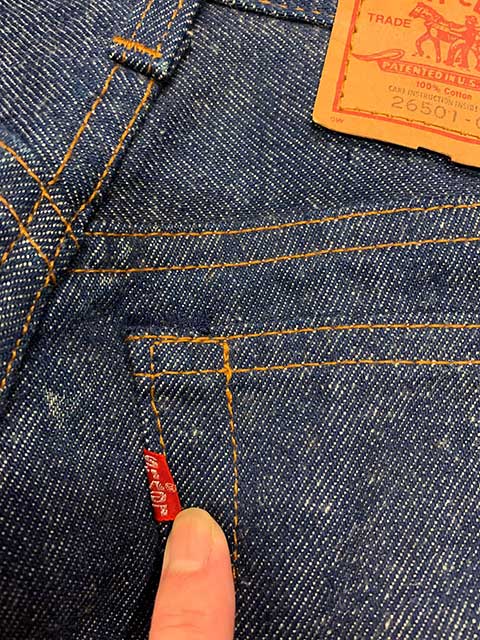 LEVIS ꡼Х 26501 ̥ԥ󥰥롡W30.5L35.5DEADSTOCK ǥåɥȥåVintage ơۡš