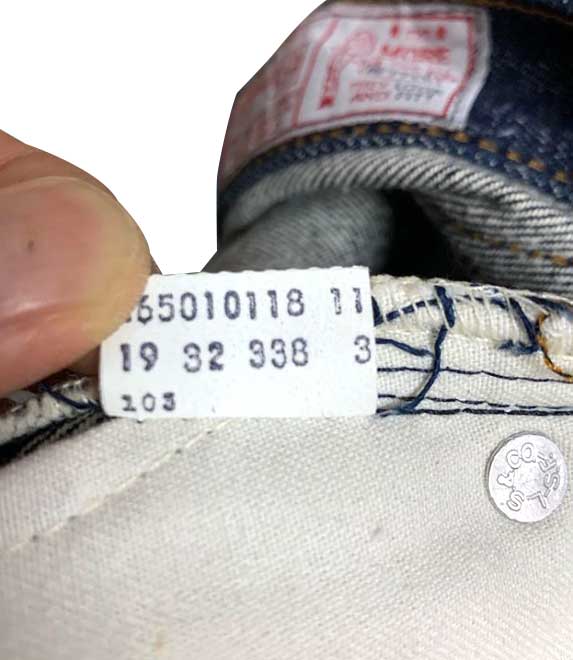 LEVIS ꡼Х 26501 ̥ԥ󥰥롡W30.5L35.5DEADSTOCK ǥåɥȥåVintage ơۡš