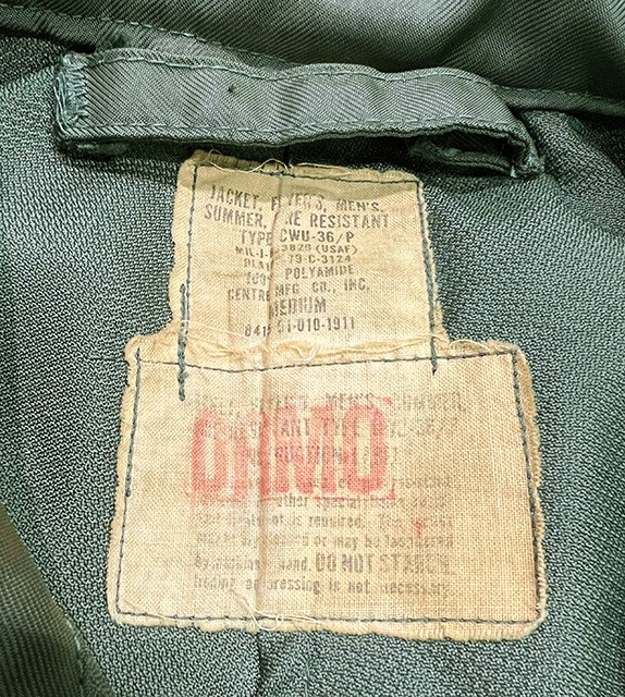 79ǯ����CWU-36/P��FLYER'S JACKET���ե饤�ȥ��㥱�åȡ�size:MEDIUM���ե���å���VINTAGE ������ơ����ۡ���š�