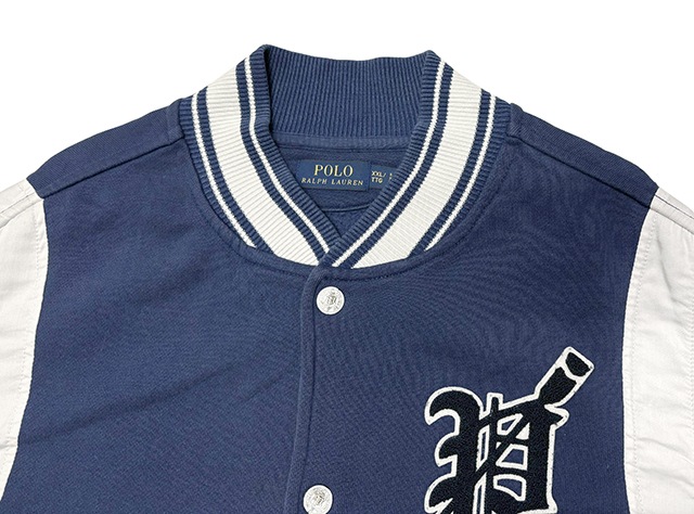 ��SALE 20%OFF�� Polo by Ralph Lauren �ݥ� ���ե������ �������å� ���������� ���㥱�åȡ�col:NAVY��size:XXL�����������BIG SIZE����USED �桼���ɡۡ���šۡ�Ź�޻����Բġ�