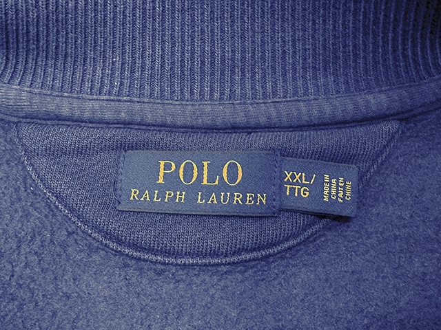 ��SALE 20%OFF�� Polo by Ralph Lauren �ݥ� ���ե������ �������å� ���������� ���㥱�åȡ�col:NAVY��size:XXL�����������BIG SIZE����USED �桼���ɡۡ���šۡ�Ź�޻����Բġ�