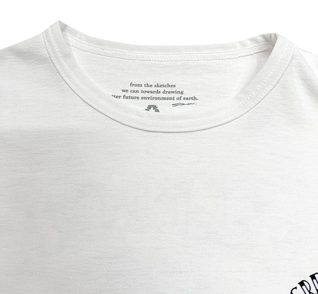 Cloveru with GRH Recycle WIDE TEE�����ꥵ������ �磻��T����ġ�White �ۥ磻�ȡ�Ⱦµ��2025S/S